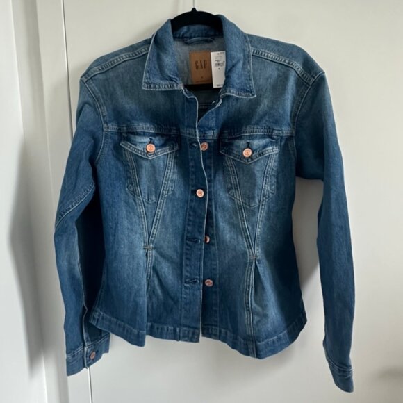 NWT Gap Cinched Denim Jacket Size Small - Picture 6 of 8